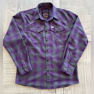 Men’s Medium Dixxon Flannel Shirt Reign Edition